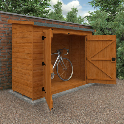 Pent Compact Bike Shed