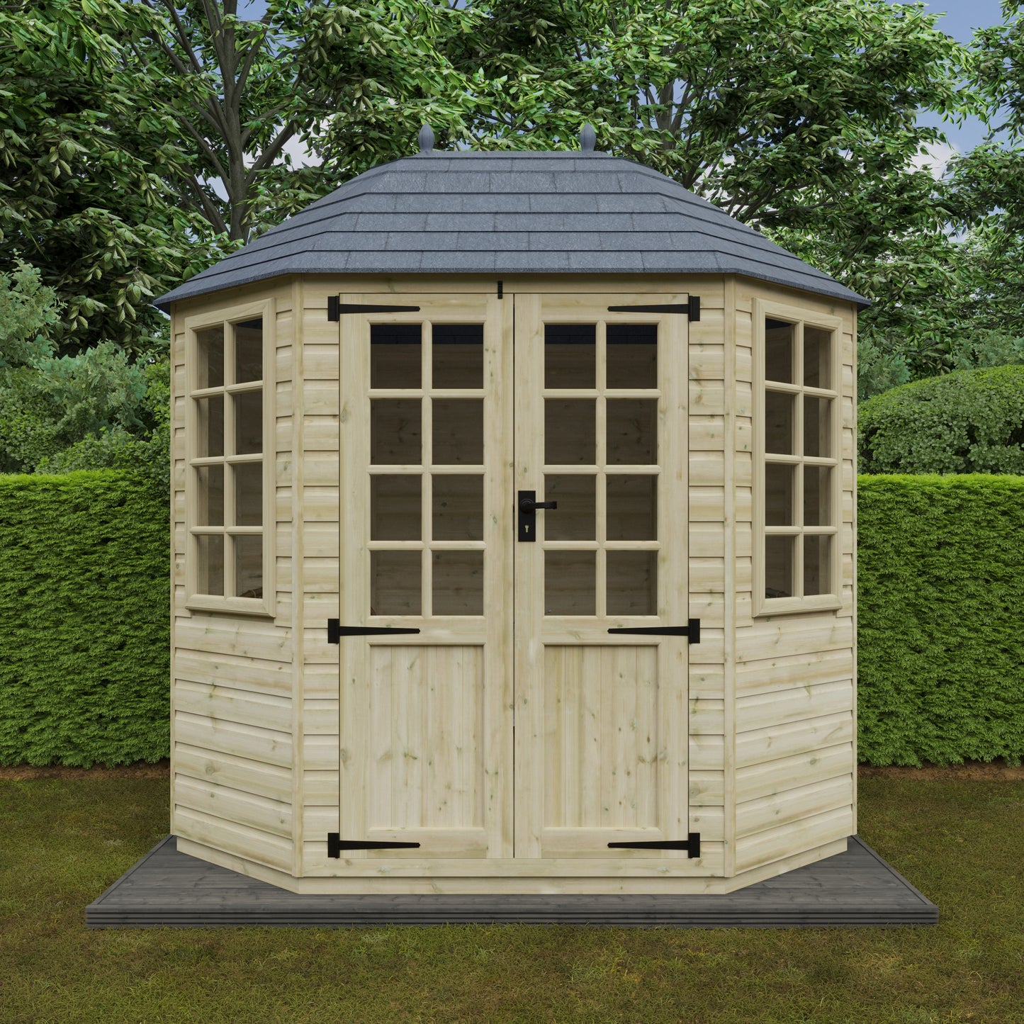 Pressure Treated Octagonal Summerhouse