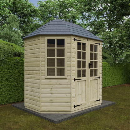 Pressure Treated Octagonal Summerhouse