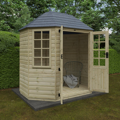 Pressure Treated Octagonal Summerhouse