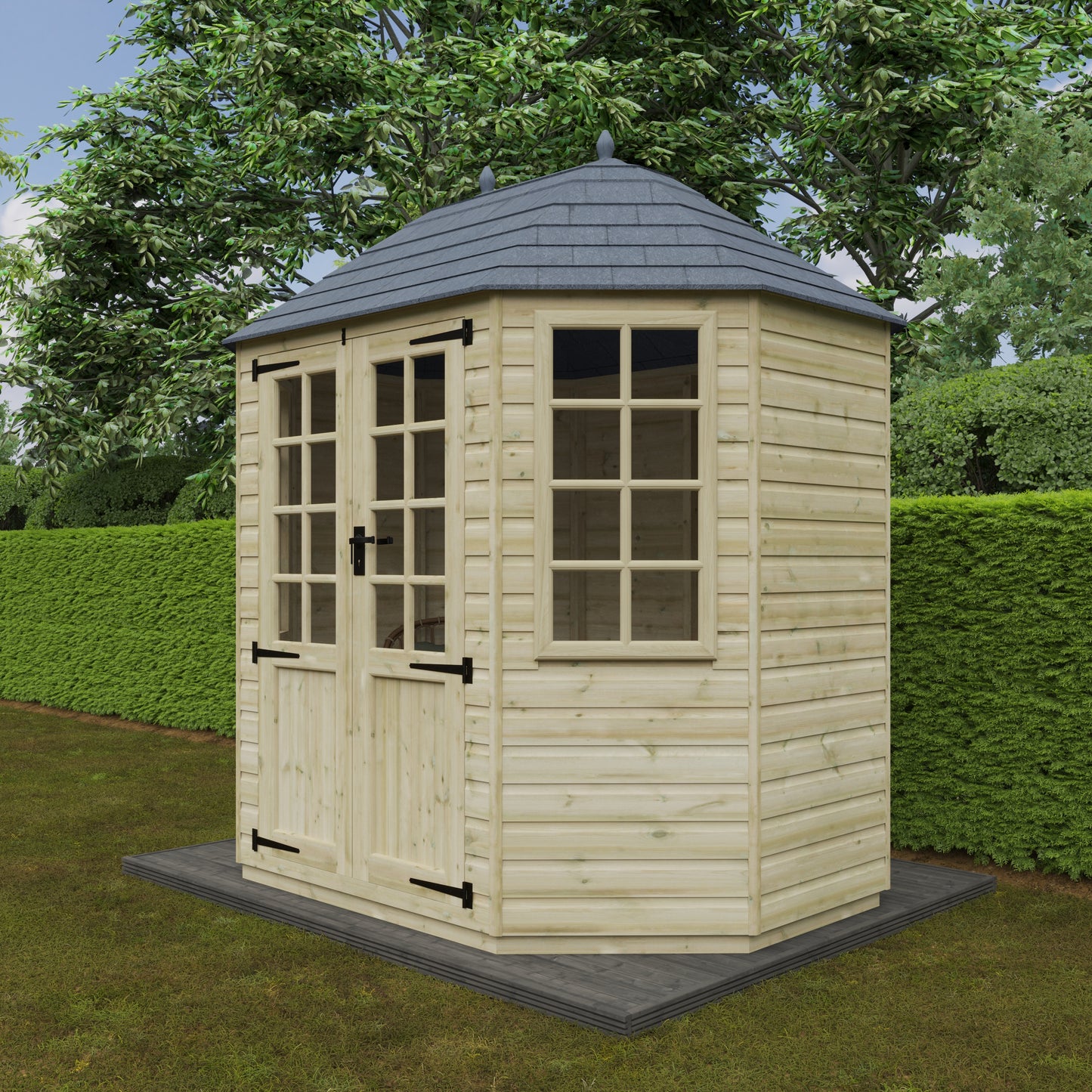 Pressure Treated Octagonal Summerhouse