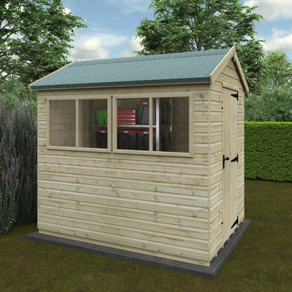 Pressure Treated Apex Shed