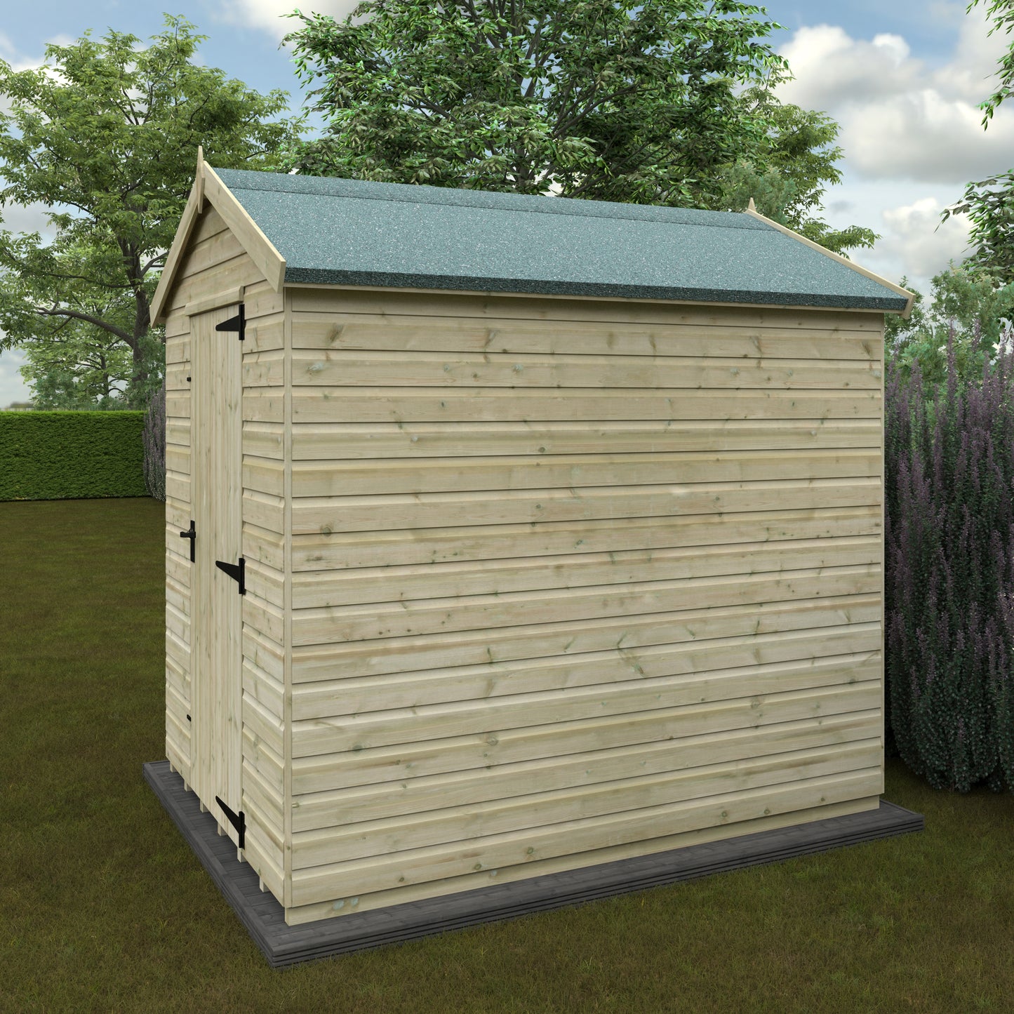 Pressure Treated Apex Shed